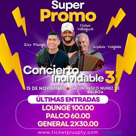 Concierto Innolvidables-20.00 por Persona