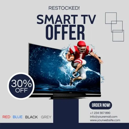 Sale Smart TV 50% Descuento